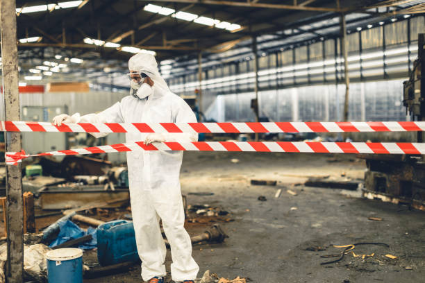 Professional Odor Removal technician working in Islandia, NY